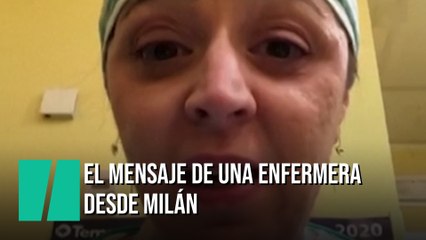 El llamamiento de una enfermera en Italia: "Ya no contamos los muertos"