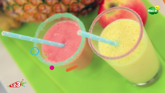 Les smoothies de fruits avec 123 Cuisine sur Piwi+