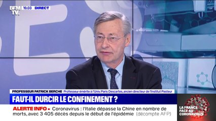 "On aura une cinétique qui ressemble beaucoup à celle de l'Italie" Professeur Berche
