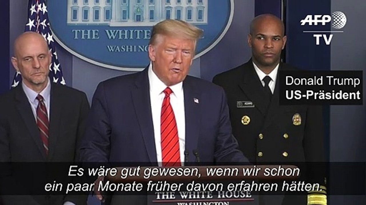 Trump attackiert wegen Coronavirus erneut China