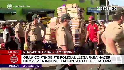 Primera Edición: Gran contingente policial llegó para hacer cumplir inmovilización social