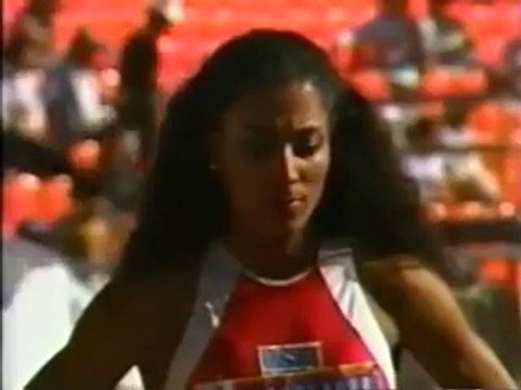 1988 Olympic Women's 200m final Florence Griffith Joyner 21 34 WR