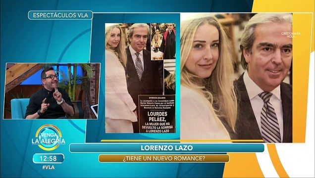 A casi un año, Lorenzo Lazo; viudo de Edith González, estrena un nuevo romance. | Venga La Alegría