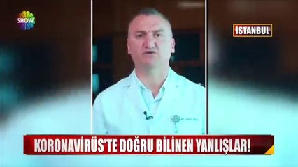 Koronavirüs'te Doğru Bilinen Yanlışlar! Uzmanından Tavsiyeler