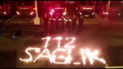 Hatay'da sağlık çalışanları balkonlardan alkışlandı