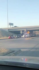 Roadside Scrap Ends Fairly One-Sided