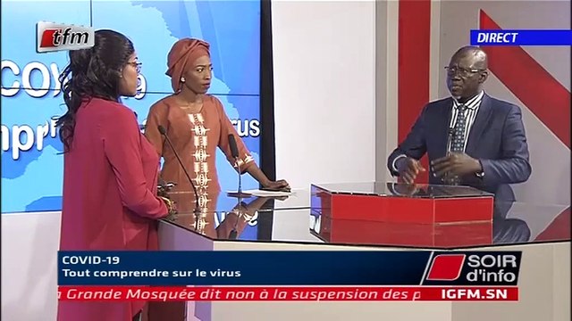 SOIR D'INFO - Wolof - Invité : Pr TANDAKHA NDIAYE - Pr : NDEYE ARAME TOURÉ - 19 Mars 2020