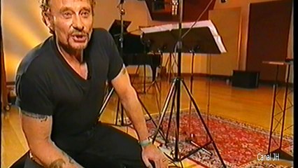 Johnny Hallyday et Pascal Obispo - enregistrement "C'est la vie qui veut ça" 1998