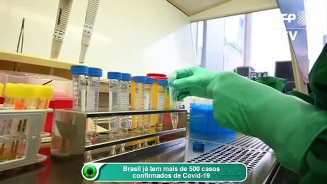 Brasil já tem mais de 500 casos confirmados de Covid-19