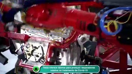 Tesla oferece fábrica para produzir respiradores usados no tratamento de Covid-19