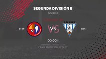 Previa partido entre Olot y Ejea Jornada 30 Segunda División B