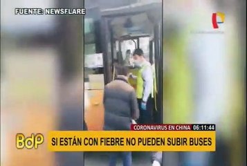 Covid-19 en China: por estrictas medidas restringen a personas con fiebre subir en buses