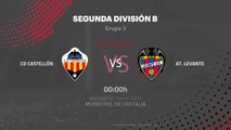 Previa partido entre CD Castellón y At. Levante Jornada 30 Segunda División B