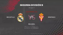Previa partido entre RM Castilla y Sporting B Jornada 30 Segunda División B