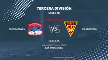 Previa partido entre CD Villacañas y CD Azuqueca Jornada 30 Tercera División