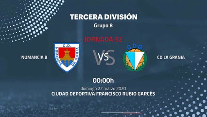 Previa partido entre Numancia B y CD La Granja Jornada 32 Tercera División