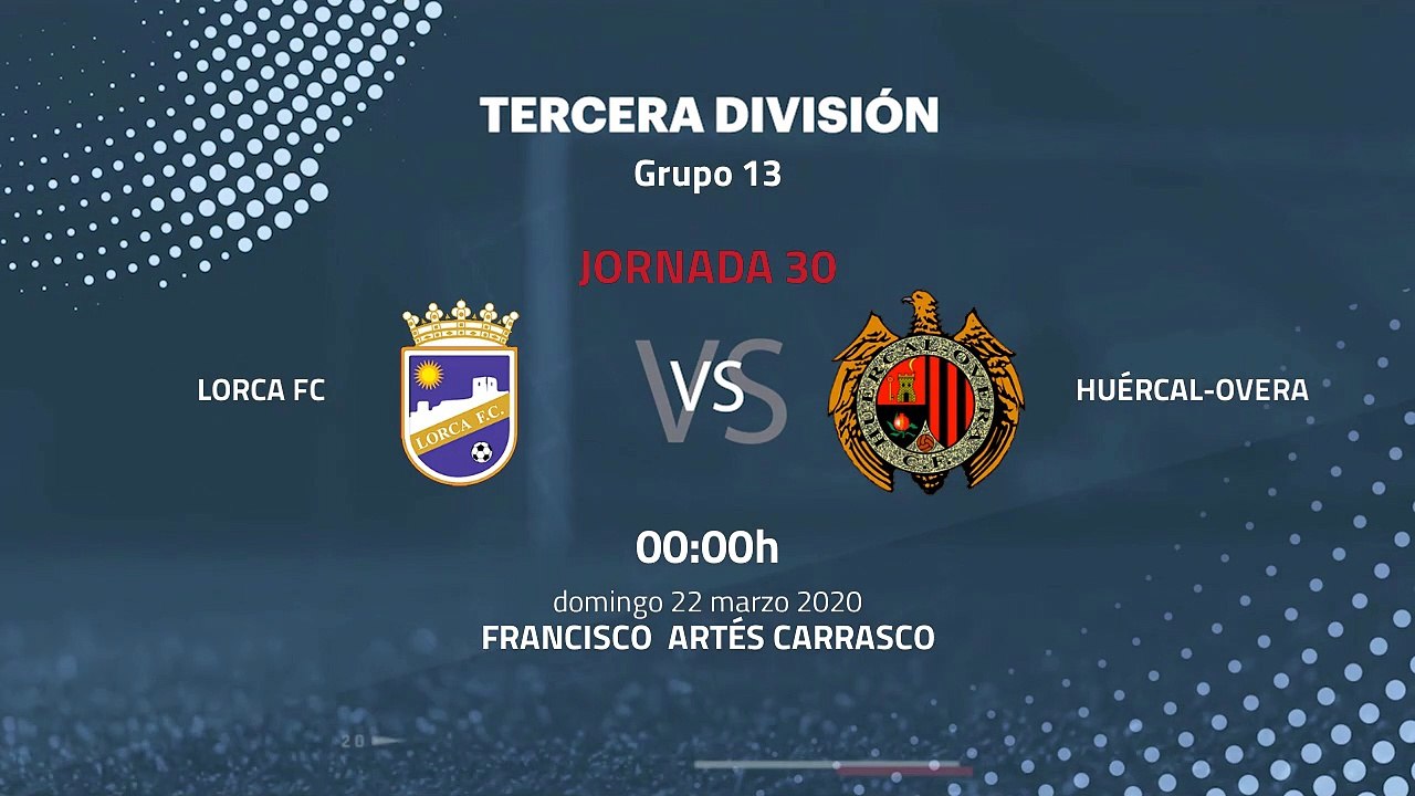 Previa partido entre Lorca FC y Huércal-Overa Jornada 30 Tercera División
