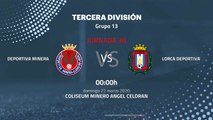 Previa partido entre Deportiva Minera y Lorca Deportiva Jornada 30 Tercera División