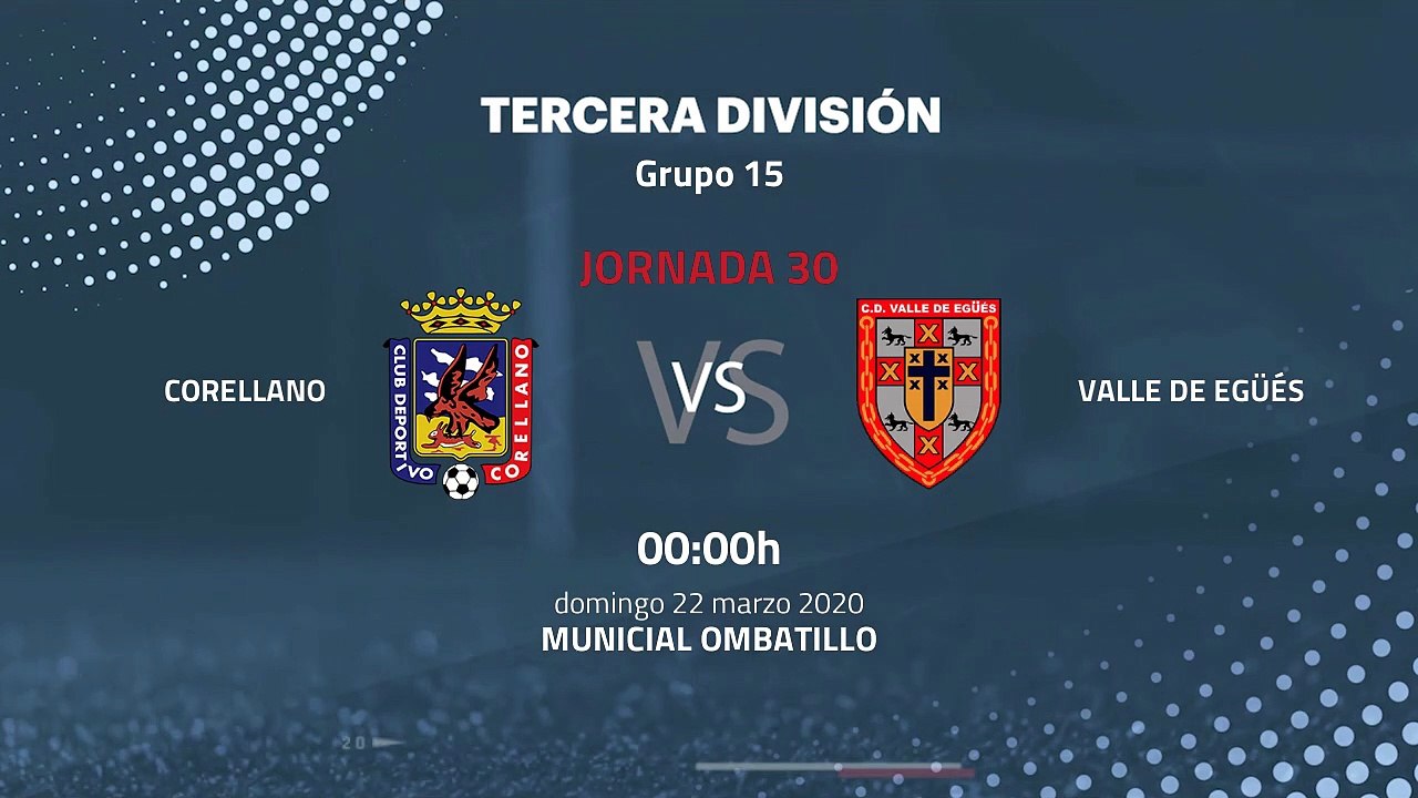 Previa partido entre Corellano y Valle de Egüés Jornada 30 Tercera División