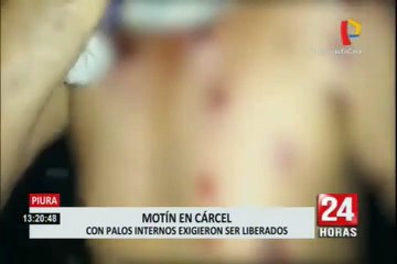 Piura: reos se amotinan por temor a infectarse de coronavirus