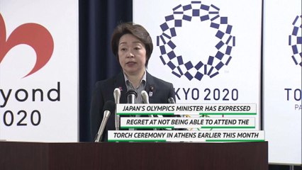 Japanese Minister regrets missing Athens torch ceremony