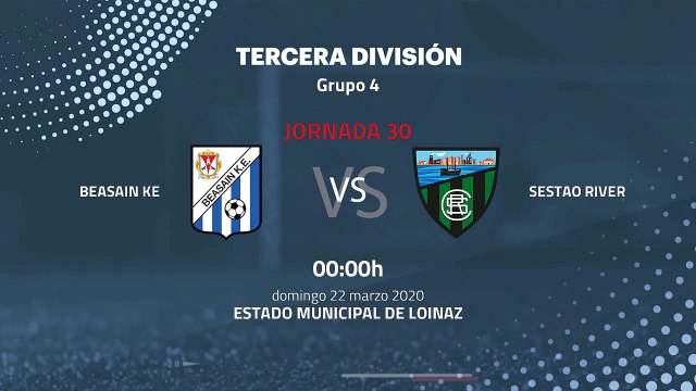 Previa partido entre Beasain KE y Sestao River Jornada 30 Tercera División