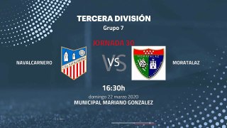Previa partido entre Navalcarnero y Moratalaz Jornada 30 Tercera División