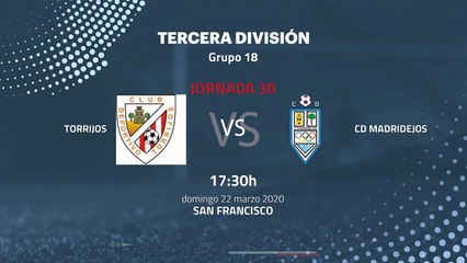 Previa partido entre Torrijos y CD Madridejos Jornada 30 Tercera División