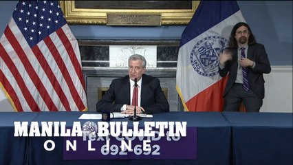 NYC mayor blasts Trump for not acting to protect nation