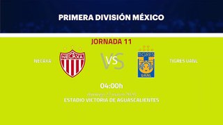 Previa partido entre Necaxa y Tigres UANL Jornada 11 Liga MX - Clausura