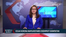 Cegah Penyebaran Virus Korona Mapolrestabes Medan Disemprot Disinfektan