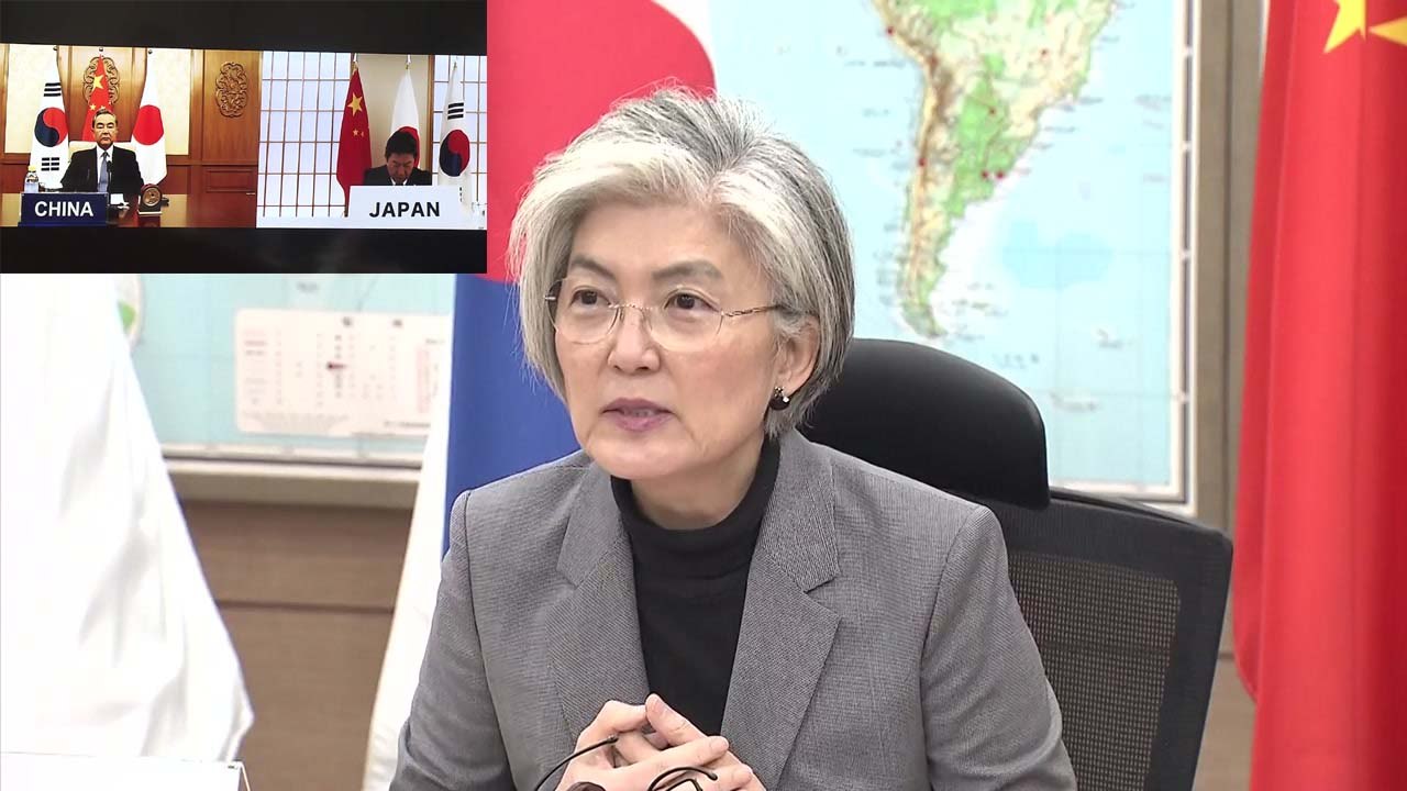 한중일 외교장관, 코로나19 대응 첫 화상회의 / YTN
