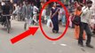 Real Ghost caught on Camera delhi street 