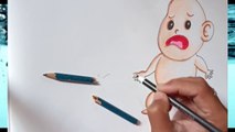 How to draw a funny picture with a real thing//Step by step//Easy Drawing