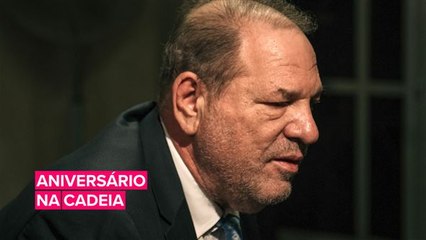 Harvey Weinstein 'comemora' 68 anos atrás das grades
