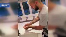 Sergio Agüero’nun el yıkaması olay oldu! Türkler tepki gösterdi