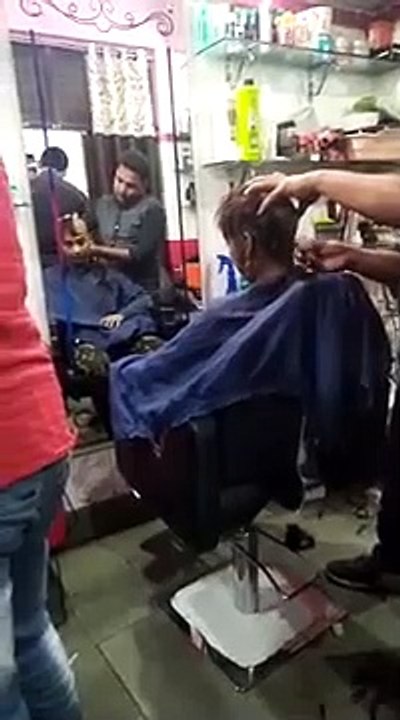 Thick Hair cut and Shave