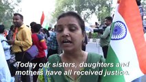 Celebrations after India hangs four over 2012 Delhi bus gang-rape