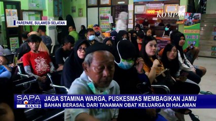 Lawan Corona, Puskesmas Ini Bagikan Jamu