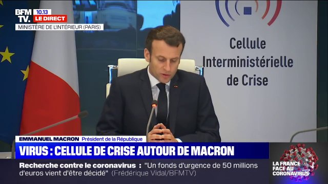 Je félicite ceux qui avaient prévu tous les éléments de la crise une fois qu'elle a eu lieu : Emmanuel Macron tance les commentateurs