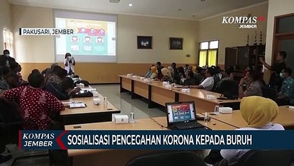 Sosialisasi Pencegahan Virus Corona Kepada Buruh
