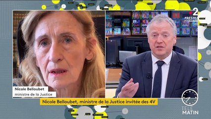 Coronavirus : "La situation dans les prisons est parfaitement contrôlée", assure Nicole Belloubet