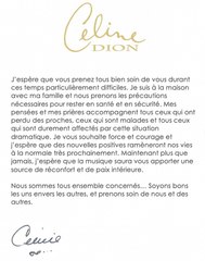 Céline Dion : en confinement, elle donne des nouvelles sur son état de santé