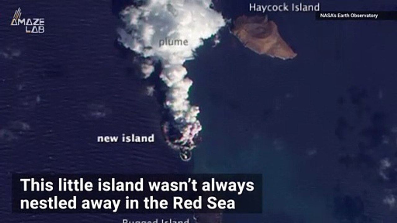 A New Island Formed in the Red Sea in Just Four Days