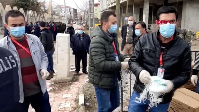 KAHRAMANMARAŞ ŞEHİT CENAZESİNDE KORONAVİRÜS ÖNLEMLERİ