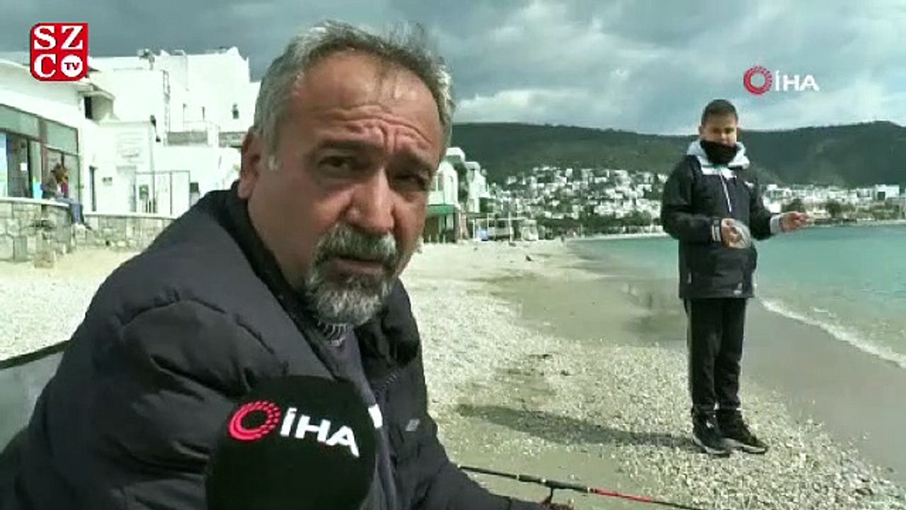 Bodrum sahilleri ilk kez bomboş kaldı