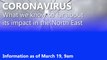 Coronavirus in the North East: March 19 data