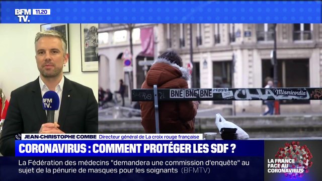 Le directeur de la Croix Rouge annonce avoir renforcé les maraudes pour les SDF pendant le confinement