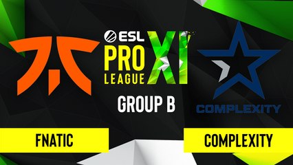 CSGO - Fnatic vs. Complexity Gaming [Mirage] Map 1 - ESL Pro League Season 11 - Group B