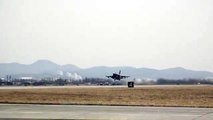 US Air Force - F-16 and A-10 Takeoffs at Osan Air Base
